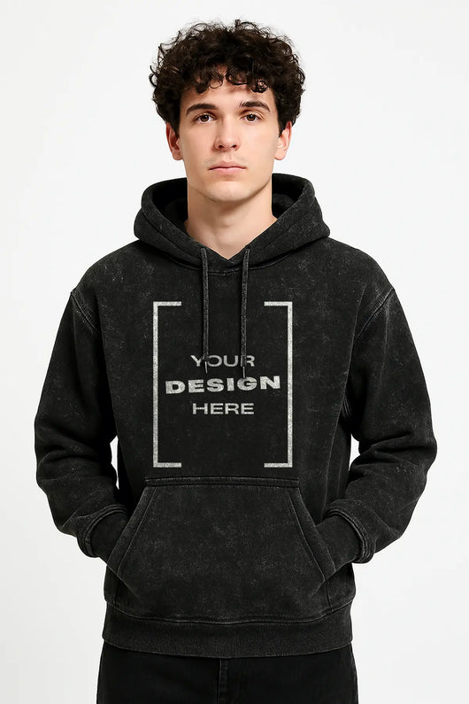 UNISEX ACID WASH HOODIE