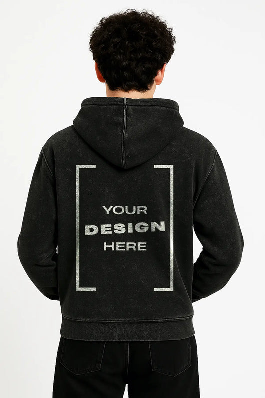 UNISEX ACID WASH HOODIE