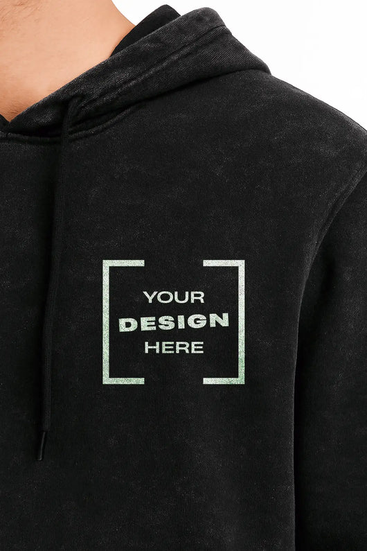 UNISEX ACID WASH HOODIE
