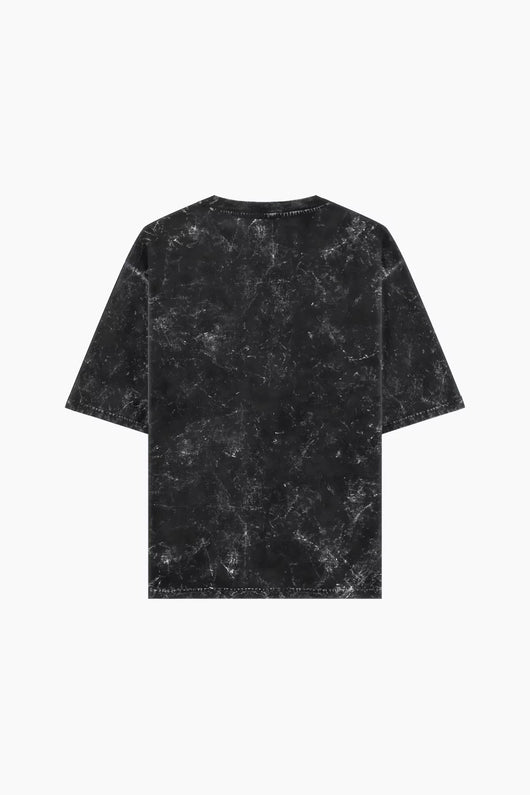 UNISEX ACID WASH OVERSIZED TEE