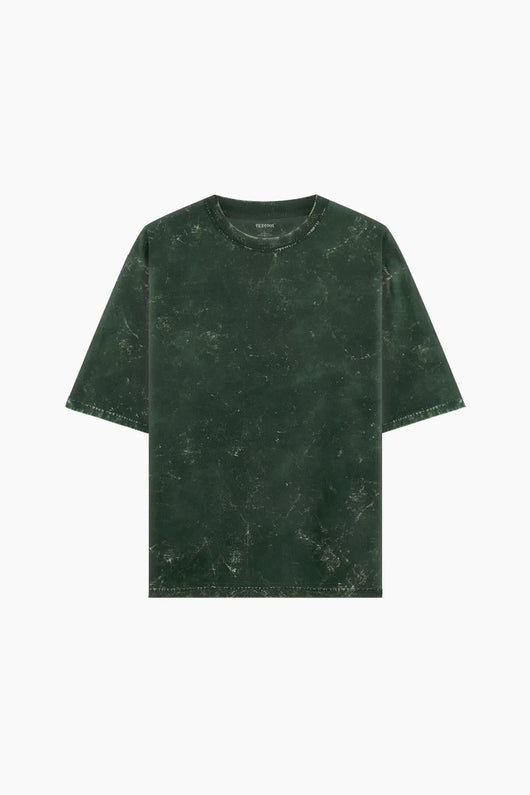 UNISEX ACID WASH OVERSIZED TEE