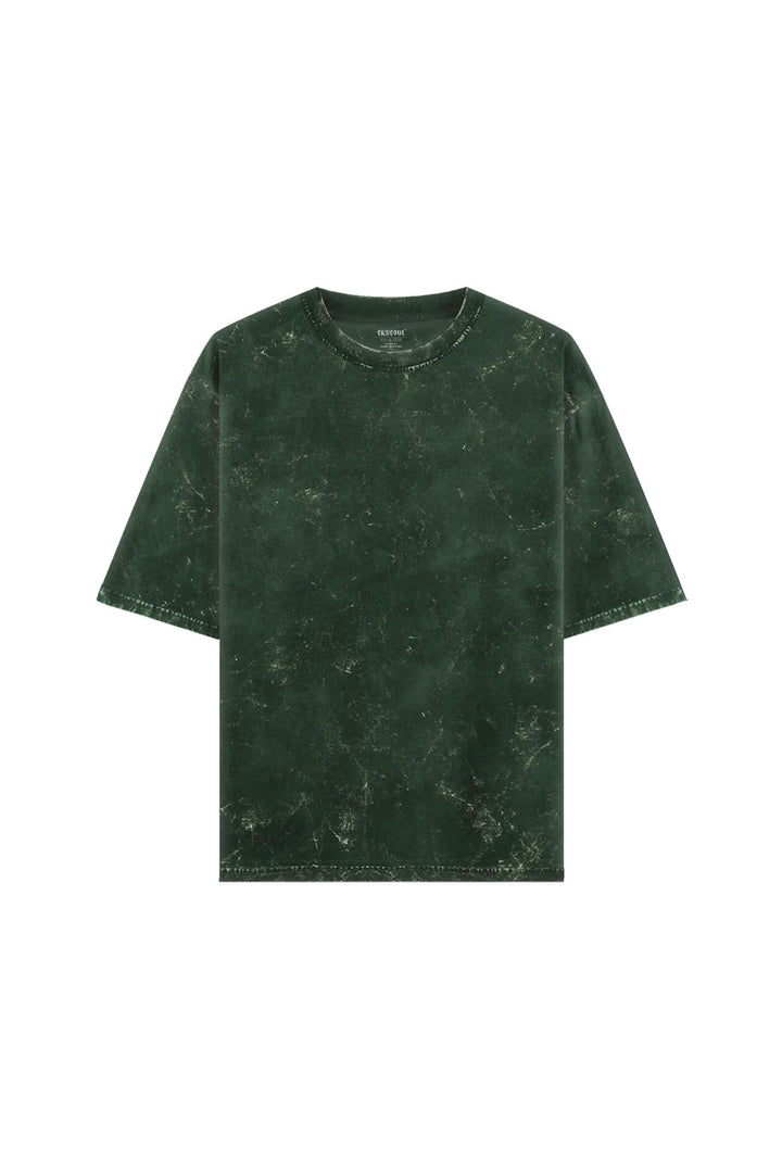 UNISEX ACID WASH OVERSIZED TEE