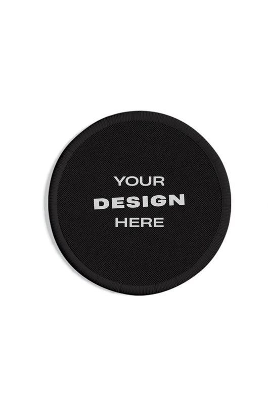 BLACK EMBROIDERED PATCH