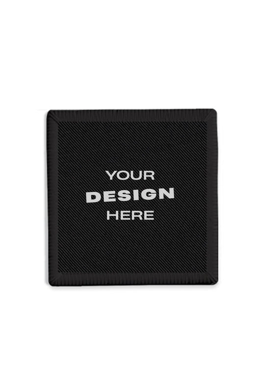 BLACK EMBROIDERED PATCH