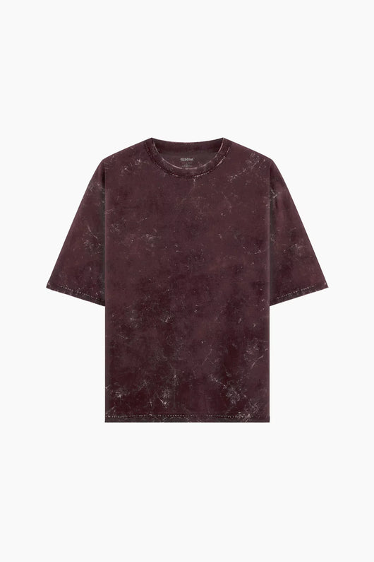 UNISEX ACID WASH OVERSIZED TEE