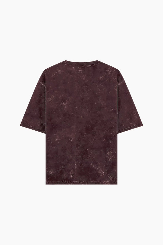 UNISEX ACID WASH OVERSIZED TEE