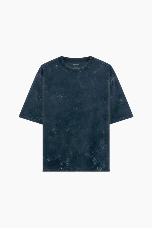 UNISEX ACID WASH OVERSIZED TEE