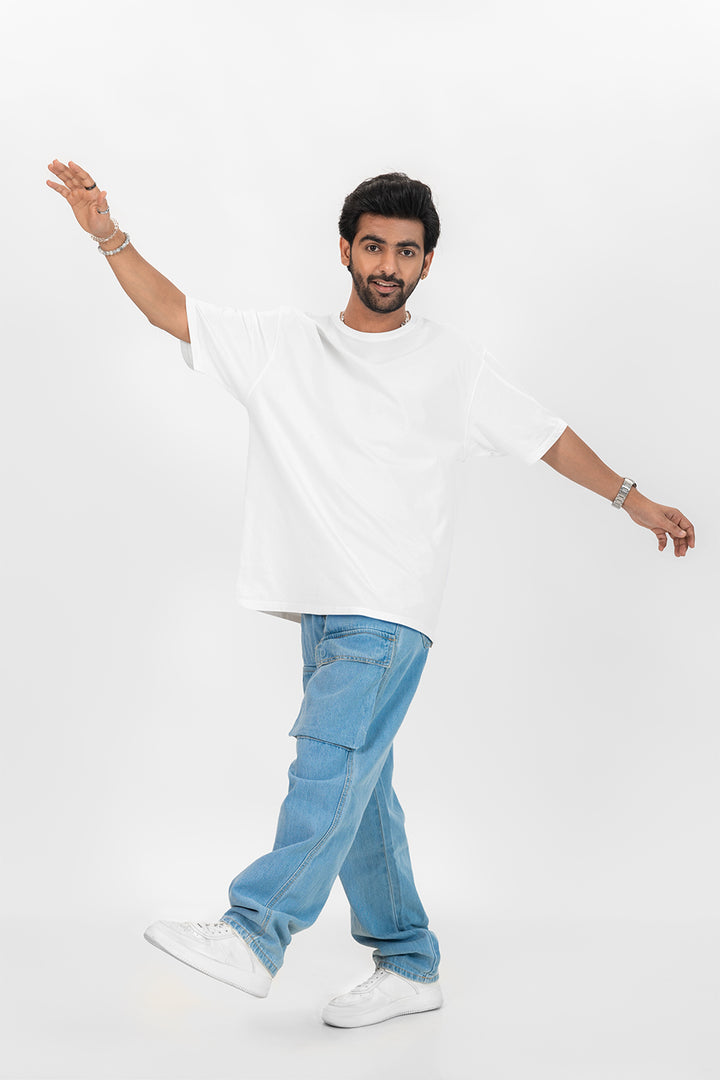 UNISEX TERRY OVERSIZED TEE